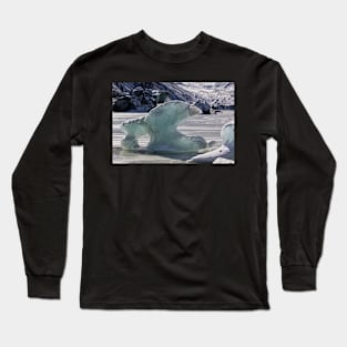 Hooker Lake icebergs Long Sleeve T-Shirt